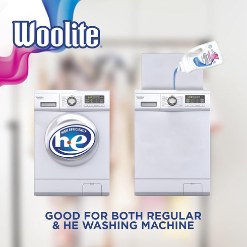 Woolite Damage Defense Laundry Detergent, 33 Loads, 50 Fl Oz, Regular & HE Washers, May Vary Packaging