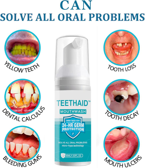 Teeth Whitening Toothpaste & Mouthwash, Travel Toothpaste for Kids & Fluoride Free for Adults