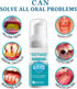 Teeth Whitening Toothpaste & Mouthwash, Travel Toothpaste for Kids & Fluoride Free for Adults