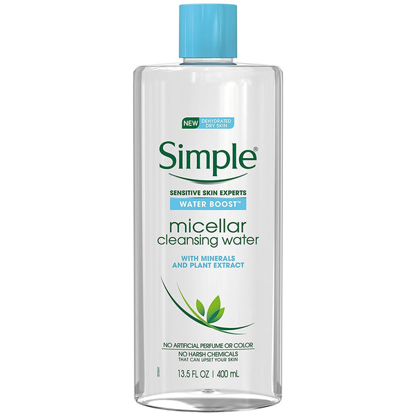 Simple Water Boost Micellar Cleansing Water - Sensitive Skin, 13.5 oz