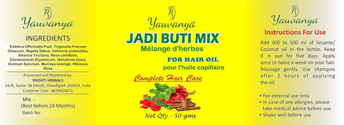 Yauvanya Make Your Own Hair Oil - DIY Herbs Mix for Complete Hair Care