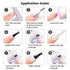 RARJSM Milky White Gel Nail Polish, 15ml Clear Jade White UV LED Soak Off Sheer Transparent Color for French Manicure