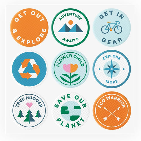 Cliganic Mosquito Repellent Stickers, 90 Pack Camping Patches for Kids & Adults, DEET-Free Essential Oil