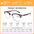DOOViC 4 Pack Blue Light Blocking Reading Glasses - Anti Eyestrain Fashion Classic Style for Women Men 1.50 Strength