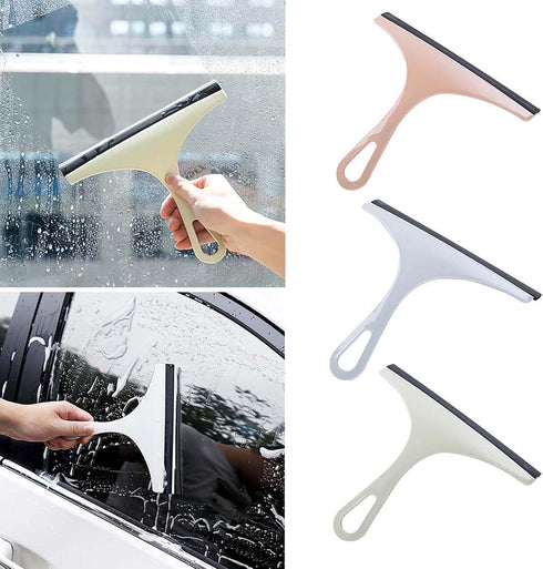 ulafbwur Glass Brush Window Brush Multifunctional Practical Handheld Window Glass Brush Squeegee Cleaner for Home