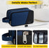 Vorspack Large Travel Toiletry Bag for Men - Water Resistant Skincare Dopp Kit for Bathroom Accessories (Navy Blue)