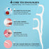 320pcs Dental Floss Picks, Superfine Floss Stick, No Break & No Shred Floss, Eco-Friendly Toothpicks