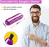 HDWY 3pcs Eyeglass Cleaner, Portable Glasses Cleaner Kit for Daily Maintenance & Travel, Sturdy Microfiber Brush
