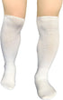 SYOLLAVE 2 Extra Width Non-binding Socks for Lymphedema Bariatric Diabetic Knee High Sock for Swollen Edema Cast Feet
