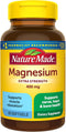 Nature Made Extra Strength Magnesium Oxide, 400 mg, 60 Softgels, 60 Day Supply