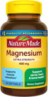 Nature Made Extra Strength Magnesium Oxide, 400 mg, 60 Softgels, 60 Day Supply