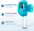 Nincha -Pack 6 Snap-on Toothbrush Head Cover for Manual and Powered Toothbrush - Multiple Colors