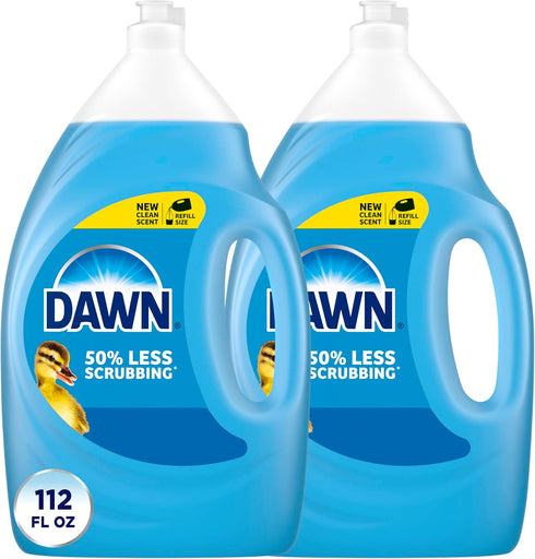 Dawn Dish Soap Ultra Dishwashing Liquid, Original Scent, 56 Fl Oz, Pack of 2