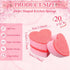20 Pcs Pink Heart Dishes Sponge for Kitchen Dual Sided Kitchen Sponge and Scrubber for Washing Dishes, Pots Pans and Household Cleaning Supplies Valentine's Day Gifts