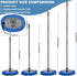 Wall Cleaner, Longest 83'' Wall Mop with Detachable Pole, Ceiling Dust Mop with Extension Pole, Baseboard Glass Duster Washer Scrubber, High Reach Window Cleaning Brush, Roof Cleaning Tool