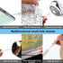 Patelai 60 Pcs Mini Shower Head Cleaner Picks, Anti Clogging Nylon Cleaning Brush for Shower, Window Slot, Keyboard