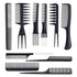 Oneleaf 10PCS Professional Styling Hair Comb Set, Variety Pack for All Hair Types & Styles
