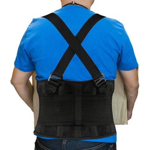 Back Brace Lumbar Support Belt, Adjustable for Women and Men, Pain Relief and Injury Recovery