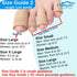 Hammer 1S 1M 1L) Chiroplax Toe Tubes Sleeves Protectors Cushions Fabric & Gel Lining Finger Toe Separator Tubing
