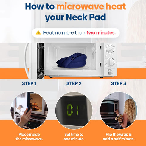 SunnyBay Microwave Heating Pad, Microwavable Moist Heated Neck and Shoulder Wrap, 26x5 Inches for Pain Relief