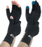 2 Pairs Pack Copper Arthritis Gloves, Compression Gloves for Women Men, Pain Relief Support (Open + Full Finger, M)