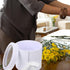 Packaging NIYANGLE Double-layer Flower Box for Fresh Flower Arrangement, White Single Piece Bouquet Display and Case
