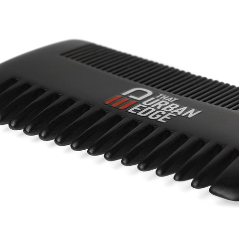 Wooden Beard Comb for Men, Dual Action Hair Comb for Fine and Coarse Beard Hair, Perfect for Grooming
