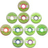 10 Pcs Dental Orthodontic Elastic Chain Power Chains for Brace, 15ft/Roll, Long, Multi-colors