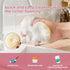 3 Pack Cute Cleaning Sponges Set with Suction Cup, Round Soft Sponge for Showering and Dishwashing.