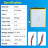 407087 3.7V Lipo Battery 2800mAh Rechargeable Lithium Polymer Pack with JST PH2.0mm Connector for Electronics