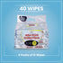 Premium Formulations (40 (4 Pack)) Shower Solutions - Adult Bathing Wipes, Extra Large and Extra Thick wipes