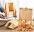 35PCS Large Paper Bread Bags, Sourdough Bread Paper Bags for Homemade Bread, Kraft Paper Bakery Bags with Window and