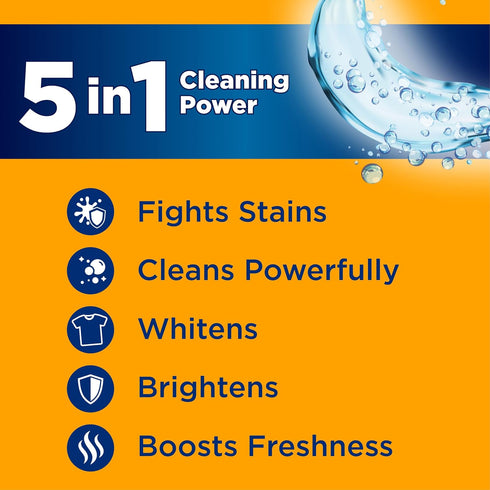 HAMMER 122 158.6 Oz ARM & Plus OxiClean Ultra Stain Fighters Liquid Laundry Detergent, Stain Remover for Clothes, Fresh