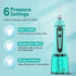 Water Dental Pik Flosser, Grinest 7 Modes Rechargeable Oral Irrigator, IPX7 Waterproof for Home Travel
