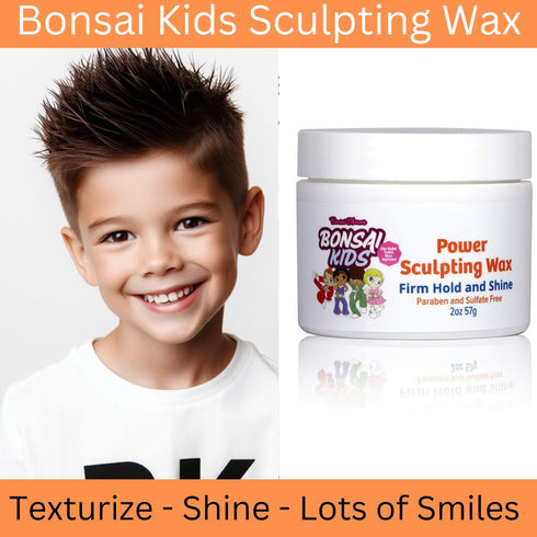 Kids & Toddlers Sculpting Wax 2oz | Kids and Toddlers - Adds Hold, Texture, Separation, Spike or Messy for Effortless Kids Hairstyles