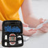 TSA Approved Diabetic Travel Case – Portable Glucose Monitor and Insulin Storage for Diabetic Supplies (Black)