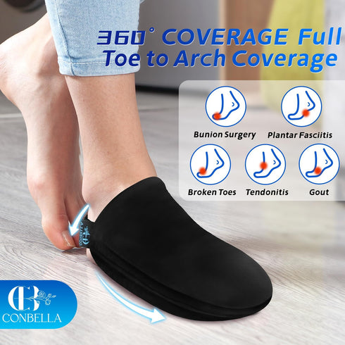 Pack Pack Foot Toes Ice Wrap Wearable Forefoot Gel Ice with Strap for Broken Toes, Surgery Recovery, Gout & Plantar
