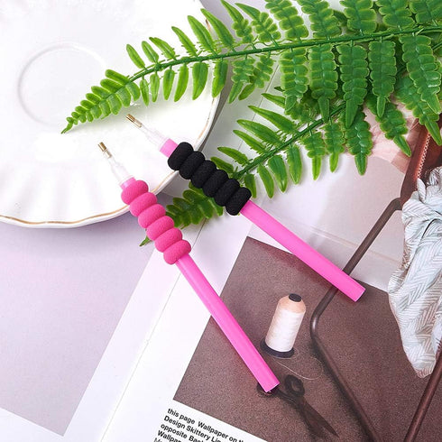 GORGECRAFT 60PCS Soft Foam Pencil Grips, 10 Colors Pen Grippers for Painting and Drawing, Relieving Fingers Fatigue