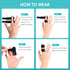 Cozyhealth Finger Splint (2 Pack), Universal Finger Straightener for Arthritis Pain and Support