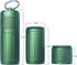 Two-Layer Large Pill Organizer, Waterproof Pill case can Store Pills Anything Sizes, Vitamins, Cod Liver Oil, Supplements and Medication, Rv Products, Size:1.6 x 1.6 x 4.4 in (Green)