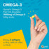 Qunol Fish Oil Omega 3 Mini Softgels, 1000mg Omega 3 EPA + DHA, Ultra Pure Supplements for Heart Health, Lemon Flavor,