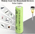 Zsolarigt 2200mAh 1.2V 10 Counts, 2200mAh NiMH AA Rechargeable Batteries High Capacity Double A Battery Lasting Long