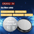 CR2032 Battery 3V Lithium Button Cell Coin, 50 pcs Pack, 2032 Battery