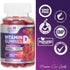 Vitamin D3 Gummies Extra Strength 5000 IU (125 mcg), 60 Gummies - Bone, Teeth, Muscle & Immune Support