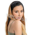 TOECWEGR 5 Strands Synthetic Hair Braided Headband, Classic Chunky Wide Plaited Braids, Multi Color