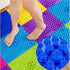 Foot Massage Mat 2 PCS Acupressure Pad Yoga Mat Bathroom Mat Outdoor Game (Blue)