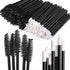 Tbestmax 200 Disposable Mascara Wand Spoolies and Lip Brushes, Lipstick Lipgloss Applicator for Eyelash Extension Kits