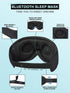 LC-dolida Sleep Headphones, 3D Bluetooth Wireless Music Eye Mask, Ultra-Thin Stereo Speakers for Sleeping