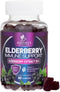 Sambucus Elderberry Immune Gummies - Daily Support for Kids & Adults - 60 Gummies, 35:1 Extract Equivalent to 4200mg