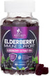 Sambucus Elderberry Immune Gummies - Daily Support for Kids & Adults - 60 Gummies, 35:1 Extract Equivalent to 4200mg
